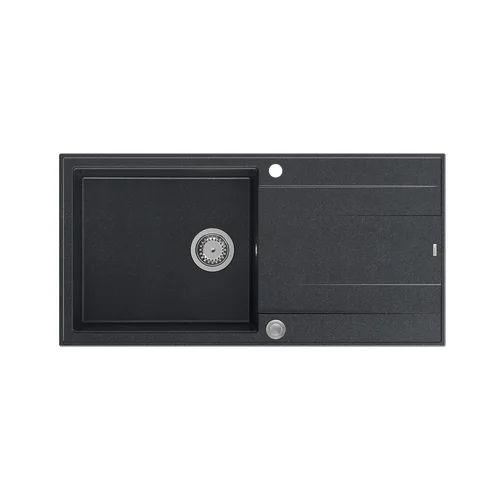Quadron EVAN 146 XL HCQE10050U8_BS_P2O, 1000x500x210 mm, Juodas deimantas/plienas image 1