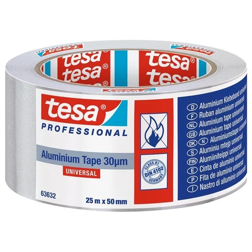 Tesa Universal lipni aliuminio juosta 25 m x 50 mm image 1