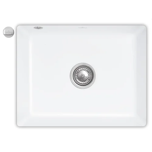 Villeroy&Boch Subway 60 SU 331002RW keramikinė plautuvė, balta matinė (CeramicPlus danga) image 1