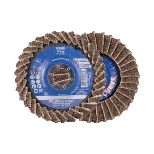 PFERD Curve PVL-R 125 A 100 G veltinio šlifavimo diskas image 1