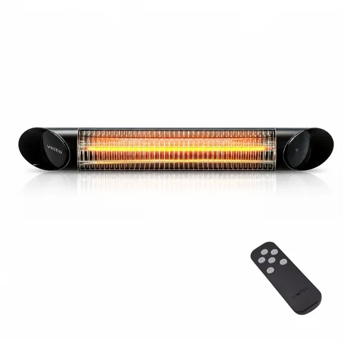 Veito BLADE SW anglies pluošto infraraudonųjų spindulių šildytuvas, juodas image 2