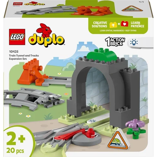 LEGO® Duplo Traukinio tunelio ir bėgių komplektas 10425 image 1