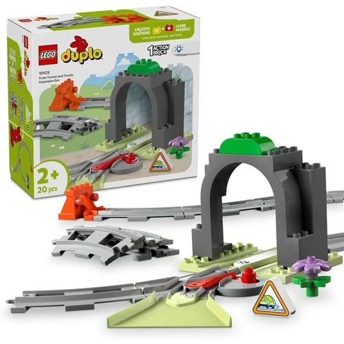LEGO® Duplo Traukinio tunelio ir bėgių komplektas 10425 image 2