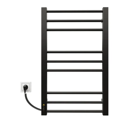 Kosser Step 800x500/9 EL elektrinis rankšluosčių džiovintuvas, juodas, laikmatis image 1