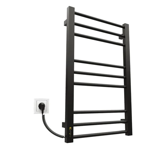 Kosser Step 800x500/9 EL elektrinis rankšluosčių džiovintuvas, juodas, laikmatis image 2