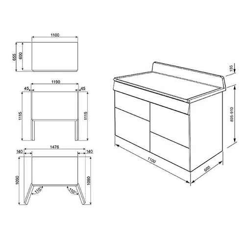 SMEG TR4110P1 Dujinė viryklė Kreminė, 90-110 cm image 3