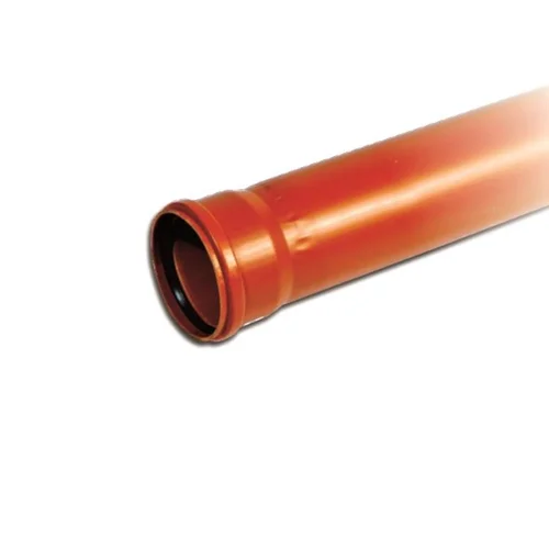 Magnaplast Lauko kanalizacijos vamzdis Ø110 mm SN4 0,5 m image 1