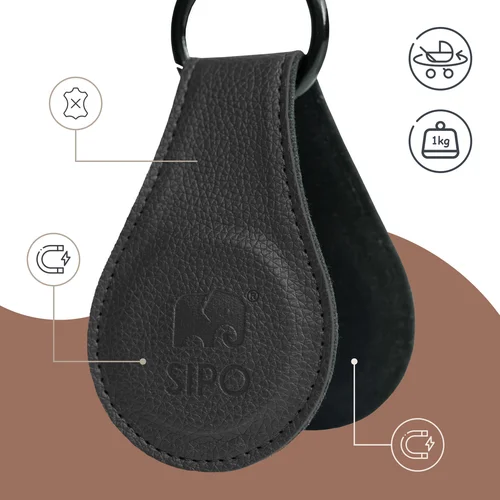 SIPO magnetiniai laikikliai vežimėliui SCA-16, juodi, 2 vnt image 1