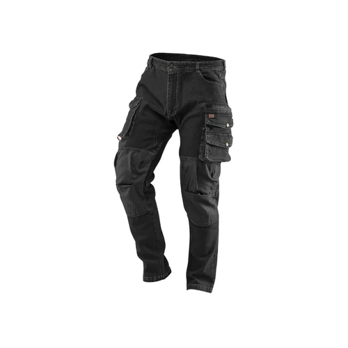 NEO DENIM Darbinės kelnės, Juodos, XXL image 1