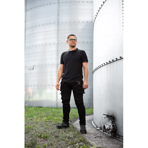 NEO DENIM Darbinės kelnės, Juodos, XXL image 2
