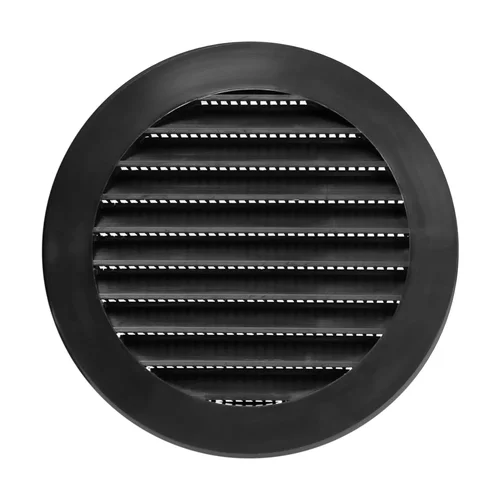 Ventiliacinės grotelės VR125M, 125 mm Juoda image 1