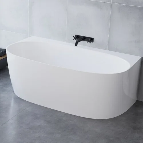 BLU Nova Slim akmens masės vonia 1580x800 mm image 1