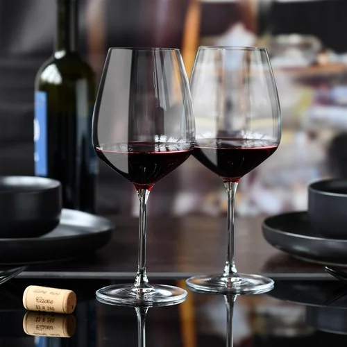 Krosno Divine vyno taurių komplektas, stiklas, 0.580 l, 6 vnt. image 3