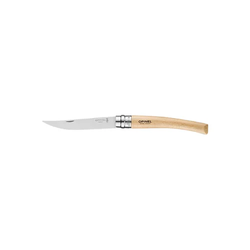 Opinel Nr.10 Kišeninis peilis, plonais ašmenimis, Buko rankena image 1
