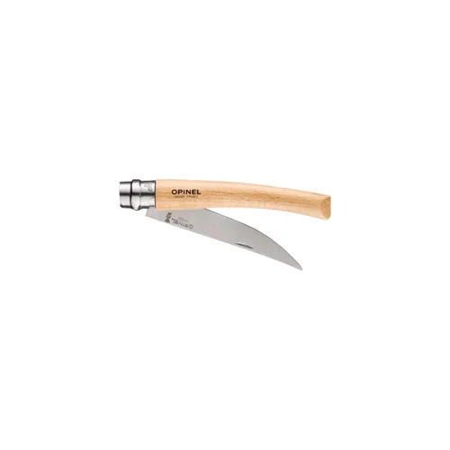 Opinel Nr.10 Kišeninis peilis, plonais ašmenimis, Buko rankena image 2