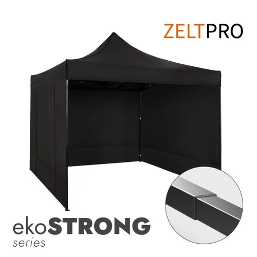 Zeltpro EKOSTRONG Prekybinė Palapinė 3x3 Juoda image 1