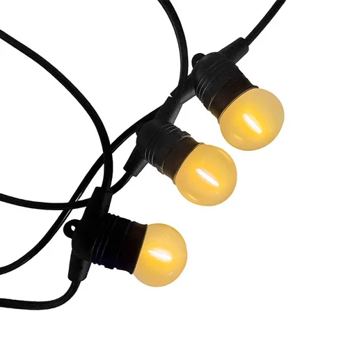 Glow Lauko LED girlianda 10 m Juoda kabelio spalva image 2