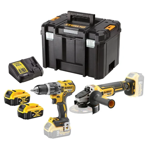 DEWALT DCK2080P2T 18V 2x5.0Ah Akumuliatorių įrankių komplektas image 1