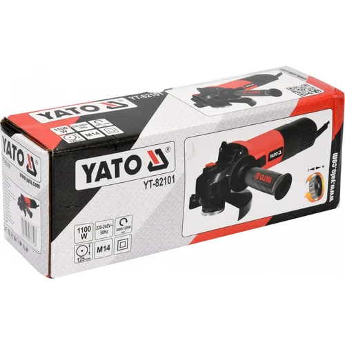 Yato YT-82101 kampinis šlifuoklis 125 mm image 3