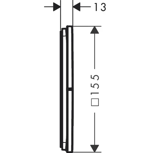 Hansgrohe ShowerSelect Comfort E 15573700 Baltas matinis image 2