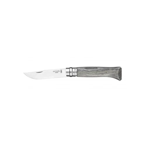 Opinel Nr.8 Laminuotas Grey peilis su pilka beržo rankena image 1