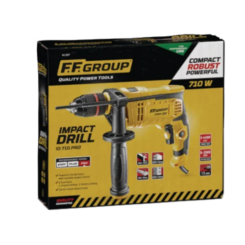 FF GROUP ID 710 PRO Smūginis gręžtuvas, 710 W image 2