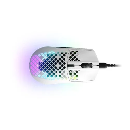 Žaidimų pelė Steelseries Aerox 3, balta image 2