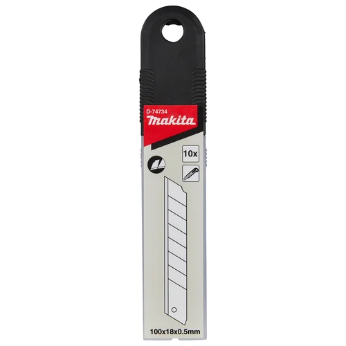 Makita D-74734 peilių atsarginės geležtės, 10 vnt., 18 mm image 2