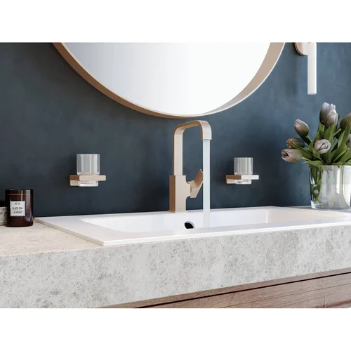 Hansgrohe Metropol 230 aukštas praustuvo maišytuvas - Blizgaus aukso image 3