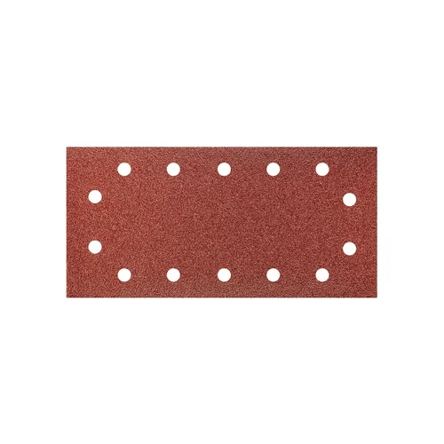 GRAPHITE Velcro švitrinis popierius 115 x 230 mm K60, 5 vnt., su skylutėmis image 1