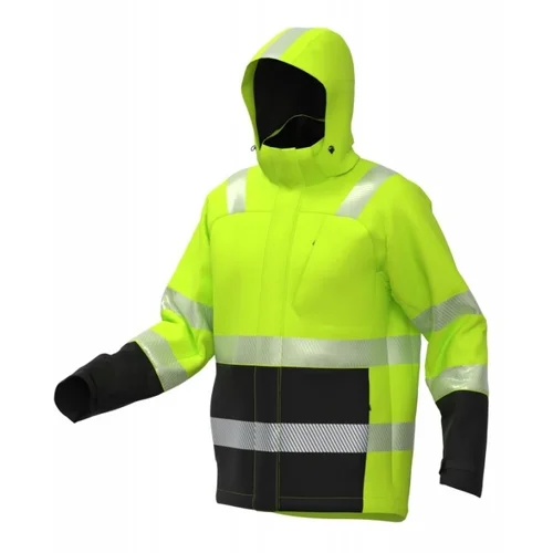 BoSafety WJ-LIMA-C3 Žieminė striukė 3XL Hi-Vis Geltona/Juoda image 2