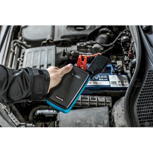 Hogert technik Daugiafunkcinis įkroviklis-paleidėjas 12V 400A (Li-Po 10600mAh) image 3