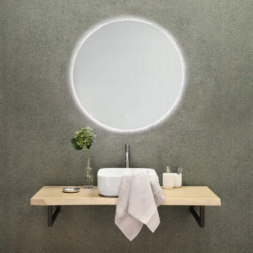 Apvalus LED veidrodis 80 x 80 cm image 3