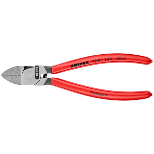 KNIPEX 7201 Šoninio kirpimo replės plastikui 160mm image 1