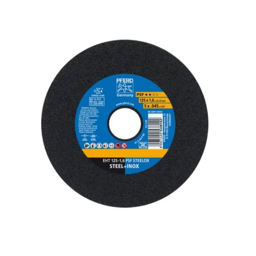 PFERD EHT 125x1,6 mm A46 PSF-INOX Nerūdijančio plieno pjovimo diskas image 2