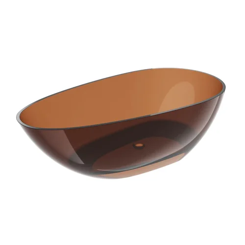 MEXEN Glass Earth permatoma laisvai stovinti vonia, 170x85 cm, 58061708505 image 1
