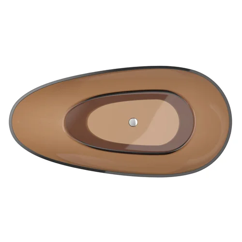 MEXEN Glass Earth permatoma laisvai stovinti vonia, 170x85 cm, 58061708505 image 2