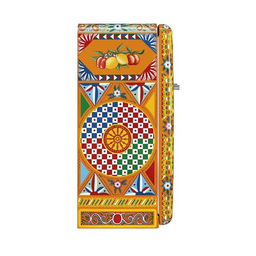 Smeg FAB28RDGC5 Šaldytuvas, 270 L, Sicilian Cart image 3