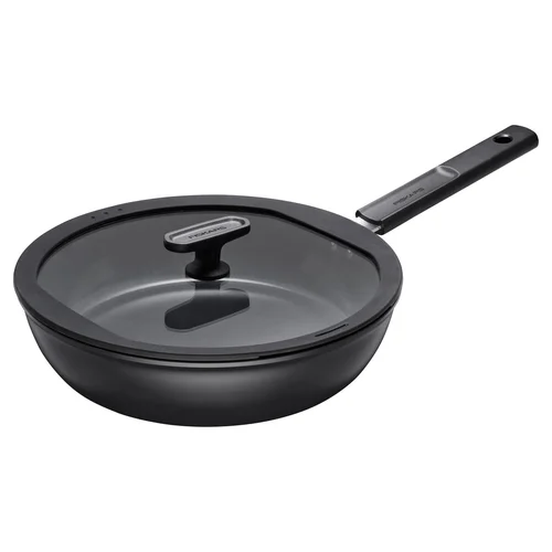 Fiskars Hard Face keptuvė-troškintuvas 28cm su dangčiu image 1