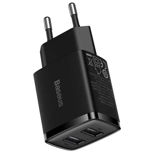 Baseus CCXJ010201 USB-A x2 10.5W Juoda image 2