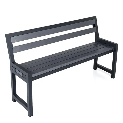 DM Grill Duo Comfort Suoliukas, Tamsiai Pilka, 140 cm x 37 cm x 77 cm image 1
