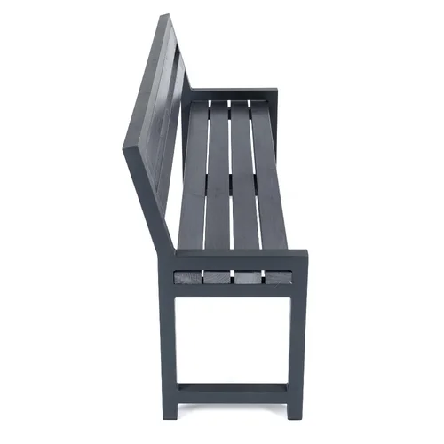 DM Grill Duo Comfort Suoliukas, Tamsiai Pilka, 140 cm x 37 cm x 77 cm image 2