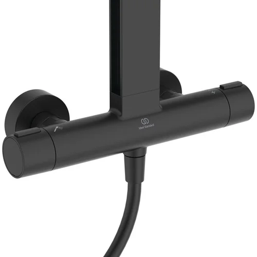 Ideal Standard Termostatas Dušo Komplektas ALU+ Juodas Matinis image 2