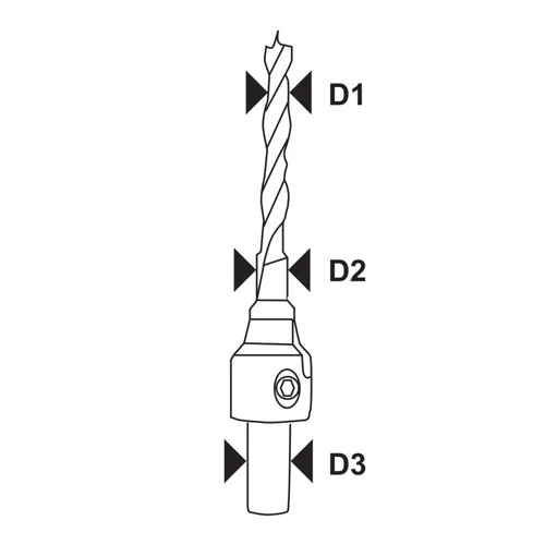 Dedra WDK3550 baldinis grąžtas, 3,5 mm image 2