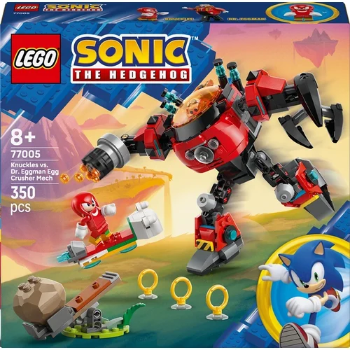 LEGO® Sonic Knuckles prieš Dr. Eggman Egg Crusher Mech image 1