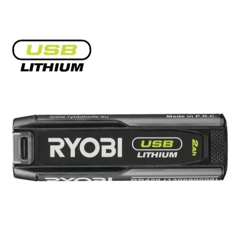 Ryobi RB420 USB Lithium™ 4V 2,0 Ah Li-ion akumuliatorius image 1