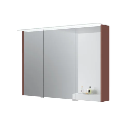 Kame Loft Veidrodinė spintelė MC3DML/100-70/D23-LFT, 100 cm, Terakota image 1