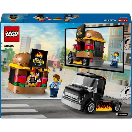 Konstruktorius LEGO® City Mėsainių sunkvežimis 60404 image 2