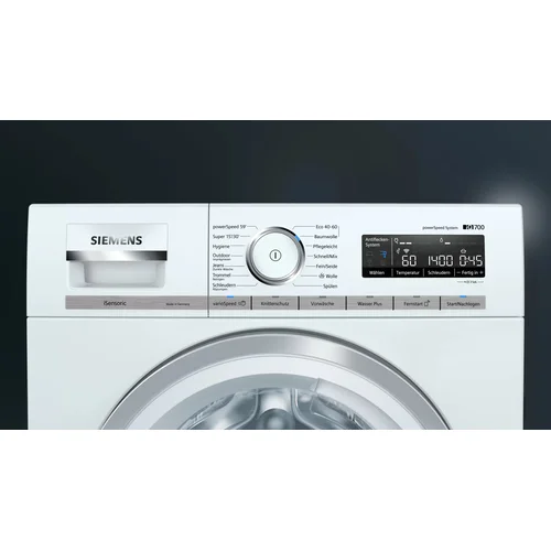 Siemens WM14VM93 Skalbyklė, 9 kg, Balta image 2