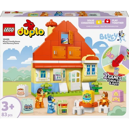 LEGO® DUPLO® Bluey's Family House su Atminties žaidimu 10459 image 1
